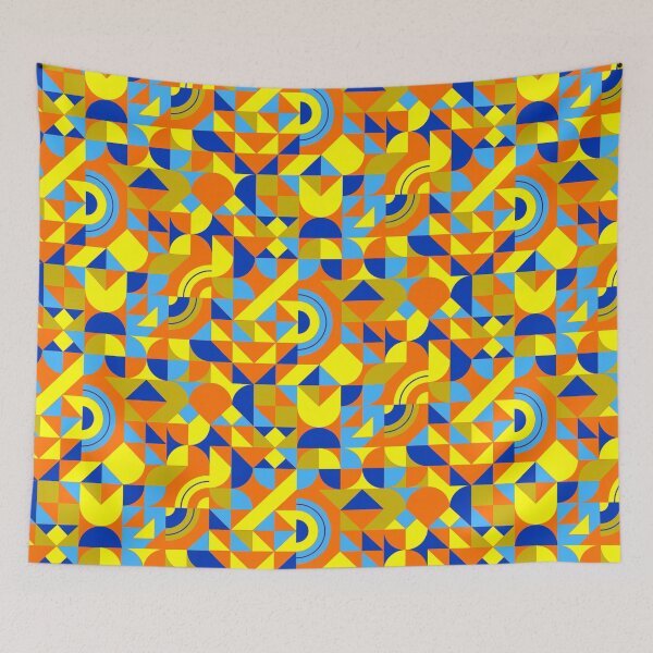 Item preview, geometric colorful patterns conceptual Art - Abstract Neo Geo graphic design designed and sold by Design Repo.