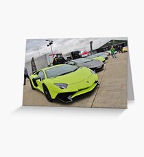 lamborghini line Greeting Card