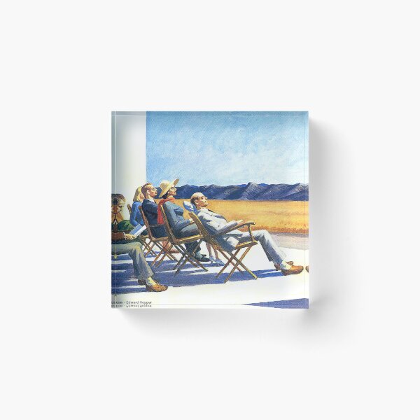 Item preview, Peaple in sun art by Edward hopper classic poster  designed and sold by Golido.
