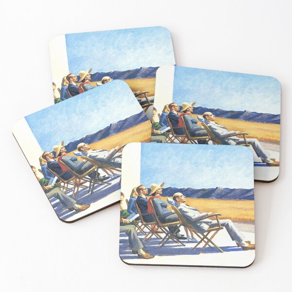 Item preview, Peaple in sun art by Edward hopper classic poster  designed and sold by Golido.