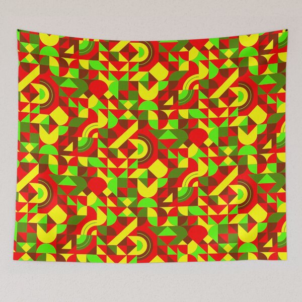 Item preview, geometric colorful patterns conceptual Art - Abstract Neo Geo graphic design designed and sold by Design Repo.