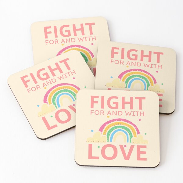 Item preview, Fight for and with Love designed and sold by Pagsibol.