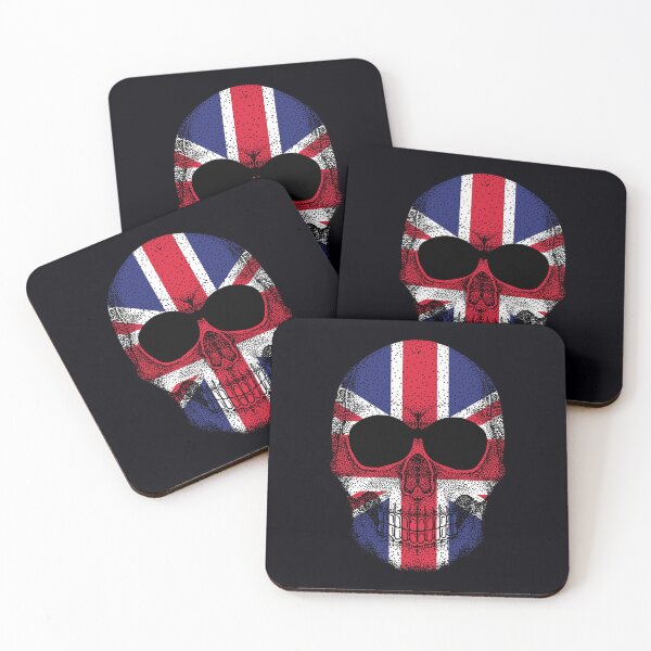 Item preview, Skull United Kingdom Flag designed and sold by pretty4u.