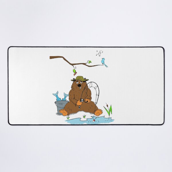 Item preview, the fishing bear designed and sold by Viorel Moraru.