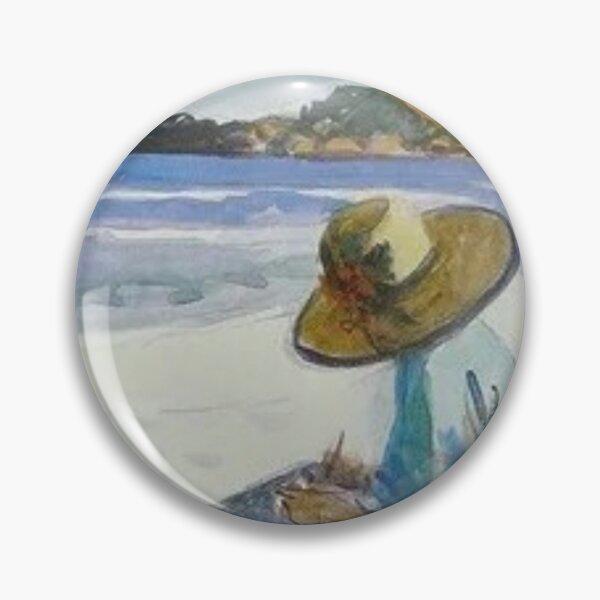 Item preview, Jo Sketching at Good Harbour Beach by Edward hopper classic poster  designed and sold by Golido.