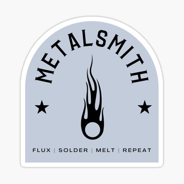 Vista previa del artículo con la obra «Repetición de fusión de soldadura de fundente Metalsmith», diseñado y vendido por metalsmithmomma.