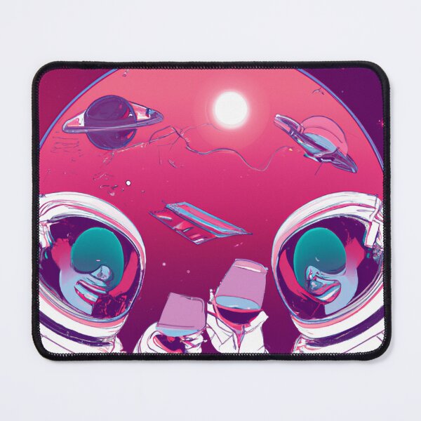 Artikelvorschau, Digitale Synthesizerwellenillustration des Astronauten entworfen und verkauft von Artistinrome.
