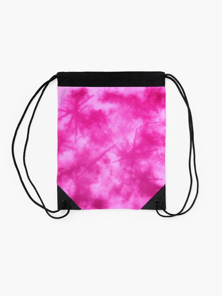 pink tie dye tote bag