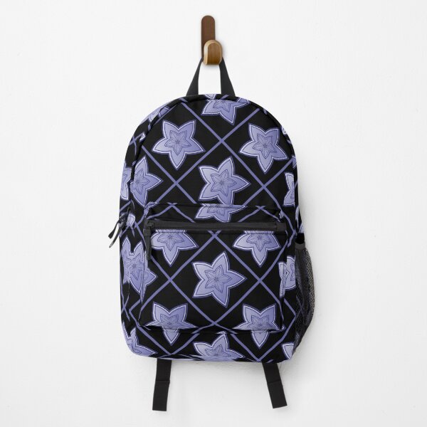 Item preview, Purple Balloon Flower Diagonal on Black Repeat 5748 designed and sold by Art in My Loft.