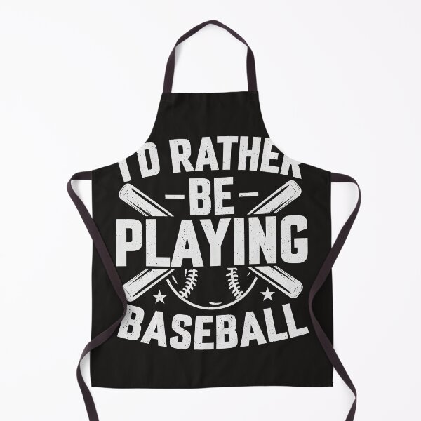 Item preview, I'D Rather Be Playing Baseball designed and sold by RED FIR.