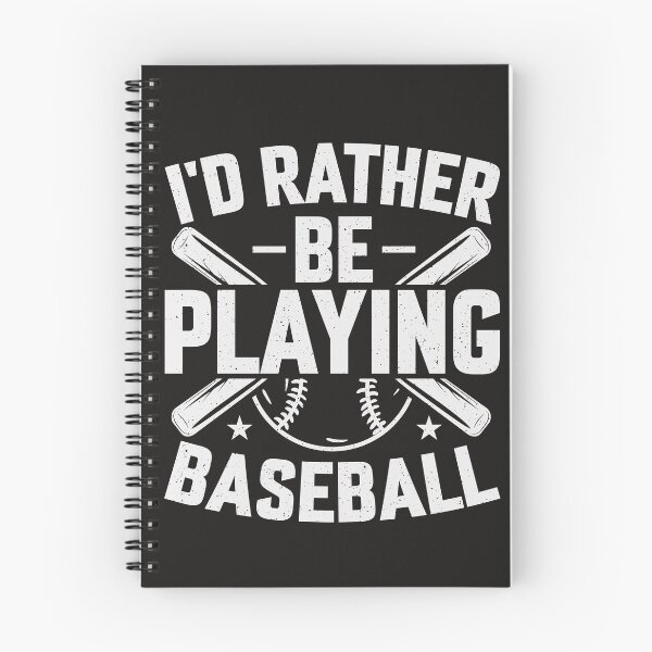 Item preview, I'D Rather Be Playing Baseball designed and sold by RED FIR.