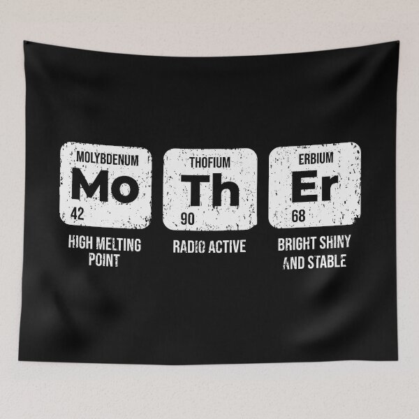Artikelvorschau, Mutter Chemisches Symbol Chemie Wissenschaft Muttertag entworfen und verkauft von haselshirt.