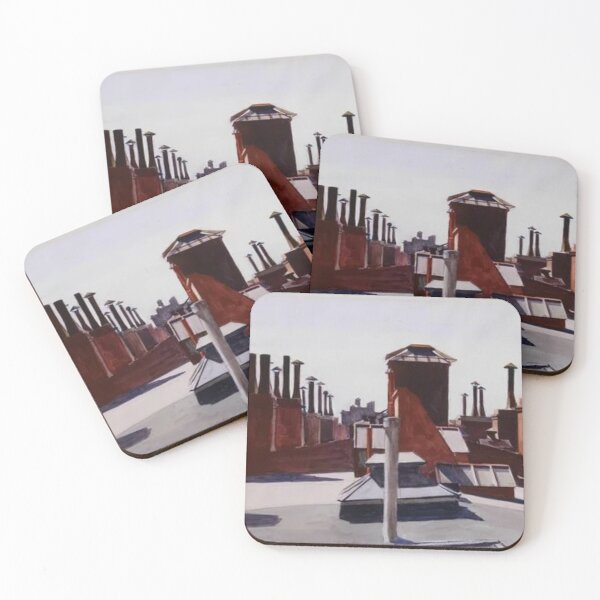 Item preview, Art of Edward hopper roofs classic poster  designed and sold by Golido.