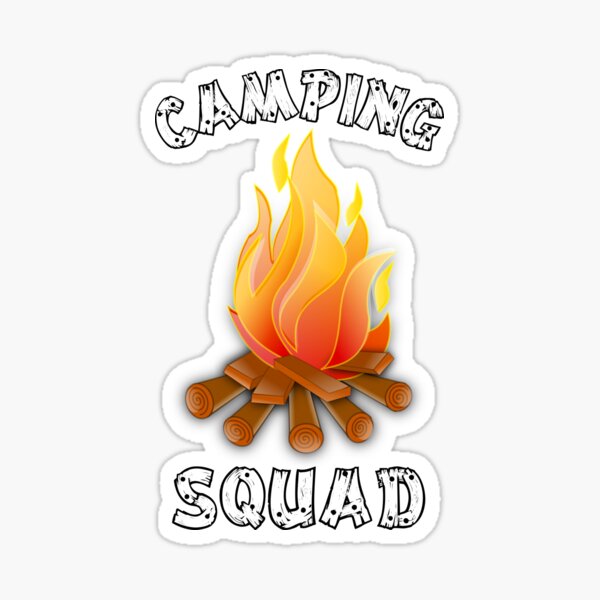 Item preview, Campfire Camping Squad designed and sold by elvisg03.
