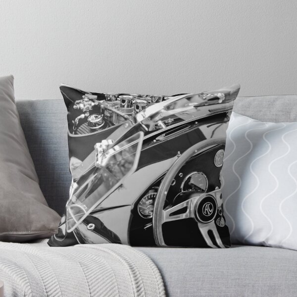 Item preview, AC Shelby Cobra Engine - Steering Wheel -0232bw designed and sold by Jill Reger.