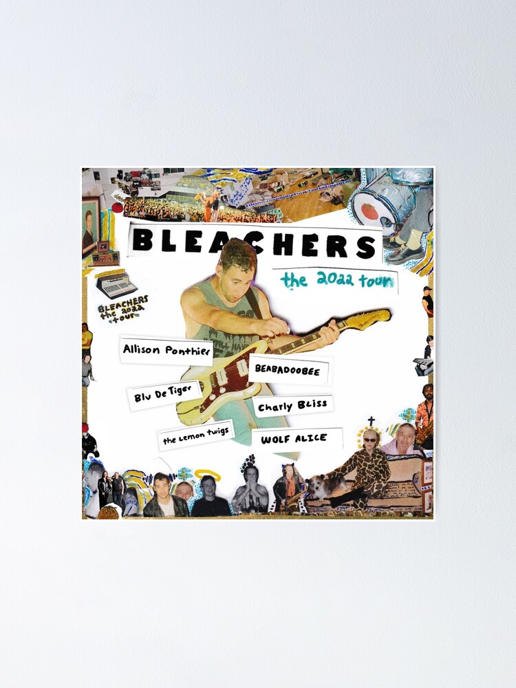 "Bleachers Tour 2022" Poster for Sale by Redbubble