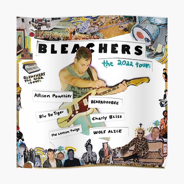 "Bleachers Tour 2022" Poster for Sale by Redbubble
