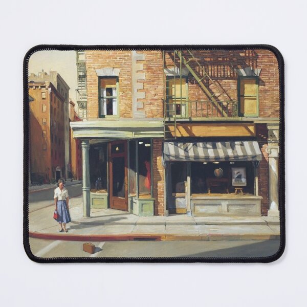 Item preview, Paris street art of Edward hopper classic poster designed and sold by Golido.