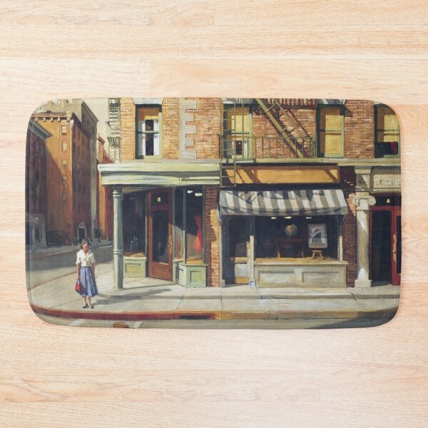 Item preview, Paris street art of Edward hopper classic poster designed and sold by Golido.