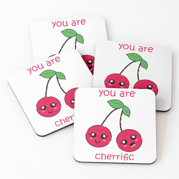 Item preview, you are cherrific, funny kawaii cherry fruit design idea vegan gift for women, girls  designed and sold by NiceSpot.