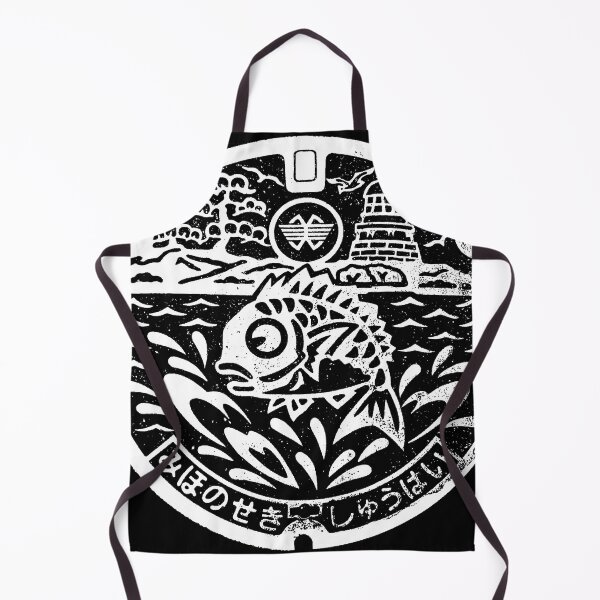 Item preview, Fish jumping out of water on manhole in Japan designed and sold by mattraski.