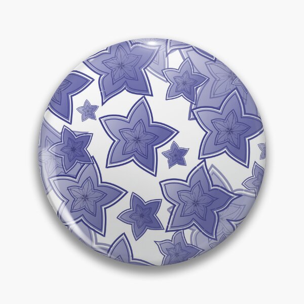 Artikelvorschau, Tossed Purple Balloon Flower on White Half-Drop Repeat 5748 entworfen und verkauft von Art in My Loft.