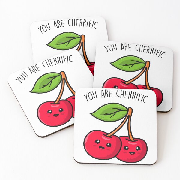 Item preview, you are cherrific, funny kawaii cherry fruit design idea vegan gift for women, girls  designed and sold by NiceSpot.