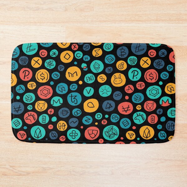 Item preview, Cryptocurrency Financial Items Background. Bitcoin and Altcoins Collection. designed and sold by Kudryashka.