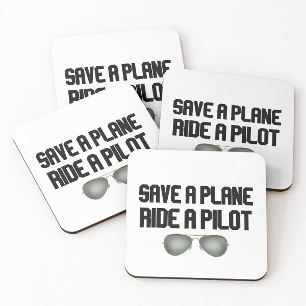 Item preview, save a plane ride a pilot with glasses designed and sold by LannisterOnMars.