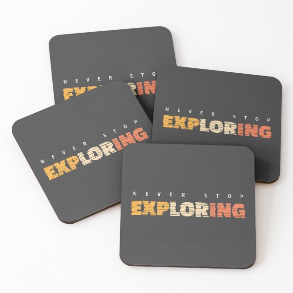 Item preview, NEVER STOP EXPLORING designed and sold by oldskooldesign.