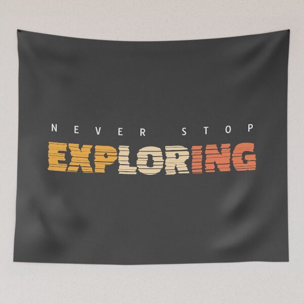 Item preview, NEVER STOP EXPLORING designed and sold by oldskooldesign.
