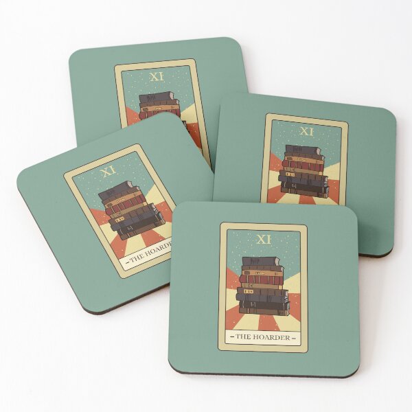 Item preview, Stack of Books Tarot Card - The Hoarder designed and sold by shmodev.