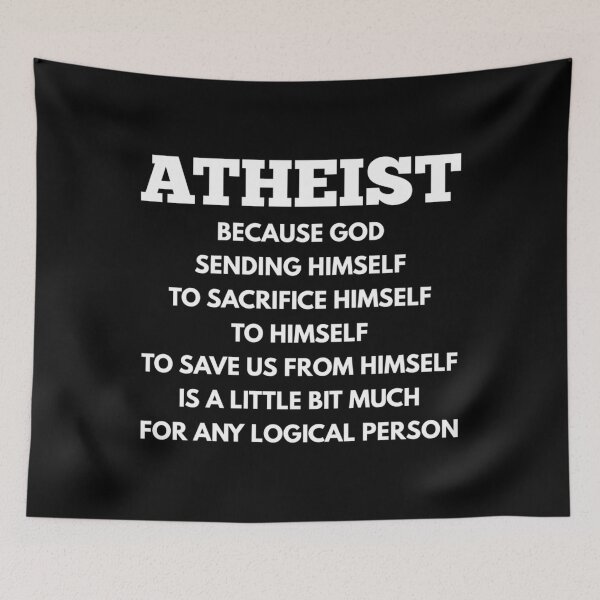 Item preview, FUNNY ATHEIST LOGIC ANTI-RELIGIOUS SHIRTS AND GIFTS   designed and sold by Alexihite.
