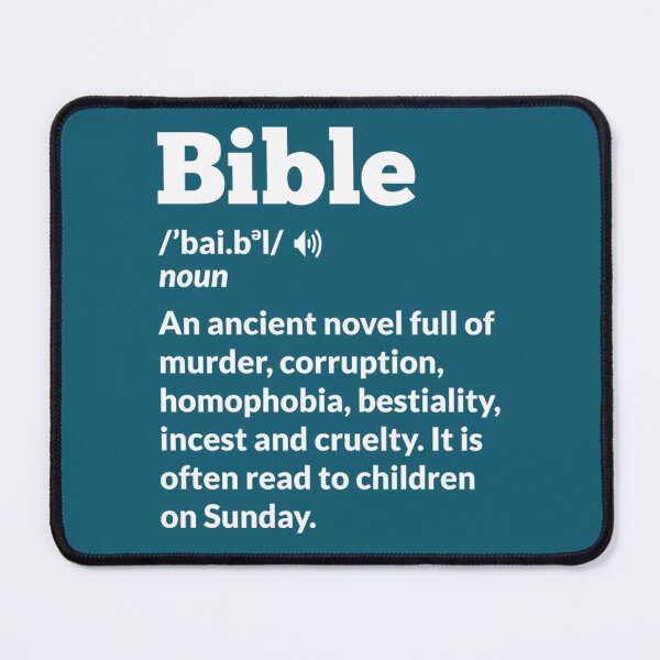 Item preview, Funny Atheist Bible Definition designed and sold by Alexihite.