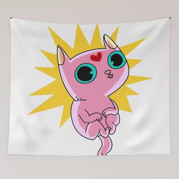 Item preview, Snow Golem Cat - Adventure Time sticker designed and sold by thatpoisonivy.