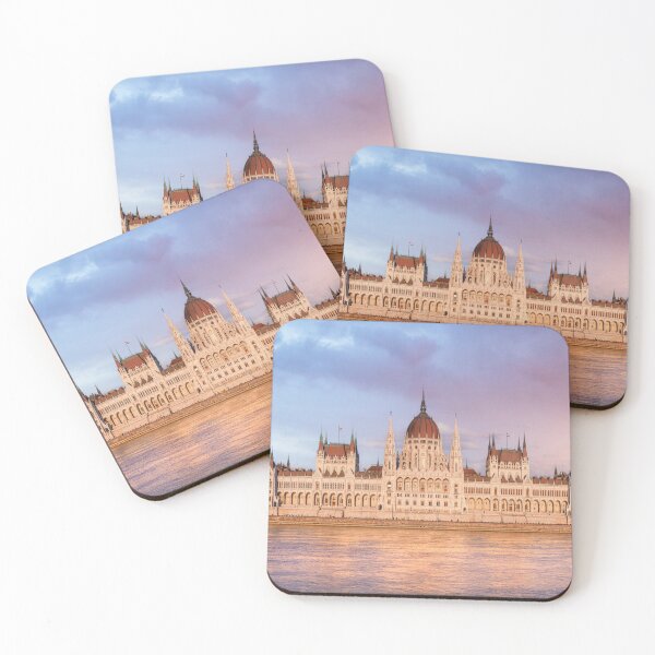 Item preview, Hungarian Parliament at sunrise in Budapest, Hungary designed and sold by mitzobs.