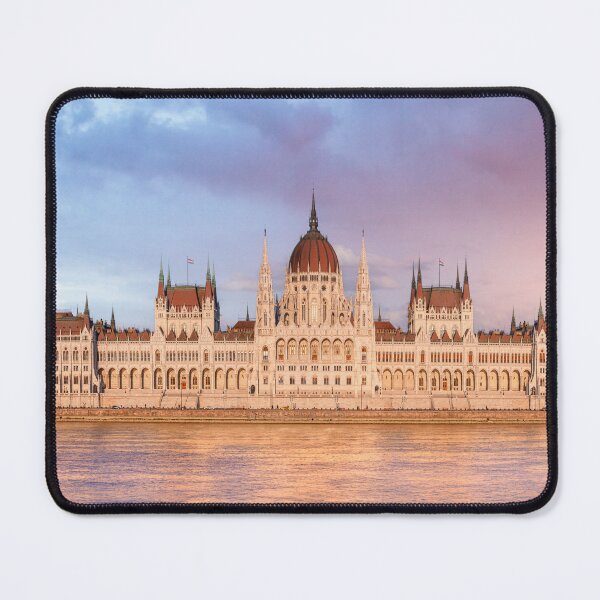 Item preview, Hungarian Parliament at sunrise in Budapest, Hungary designed and sold by mitzobs.