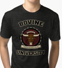 Bovine University Tri-blend T-Shirt
