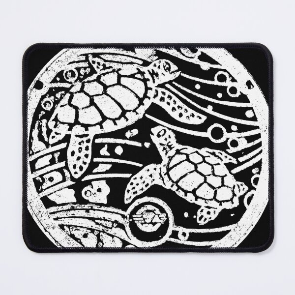 Item preview, Turtles in water on manhole in Japan - White designed and sold by mattraski.
