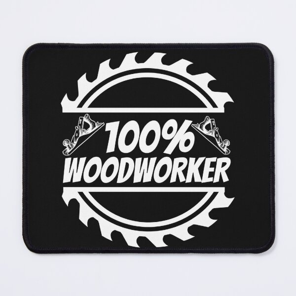 Artikelvorschau, 100 % Holzarbeiter – Holzbearbeitungstischler-Spaßgrafik – lustige Holzbearbeitungsgeschenke entworfen und verkauft von WoodWorkingInc.