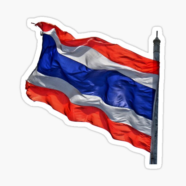 Thailand National Soccer Team Country Flag Pride' Sticker