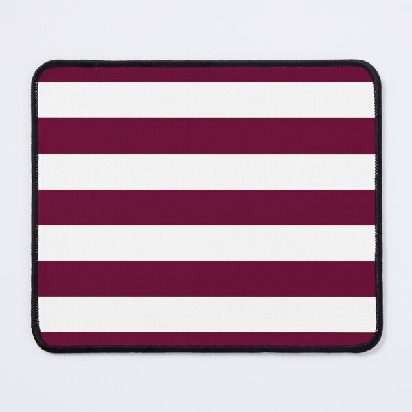 Item preview, Medium BURGUNDY (Maroon) and WHITE Horizontal STRIPES designed and sold by RachelMacht.