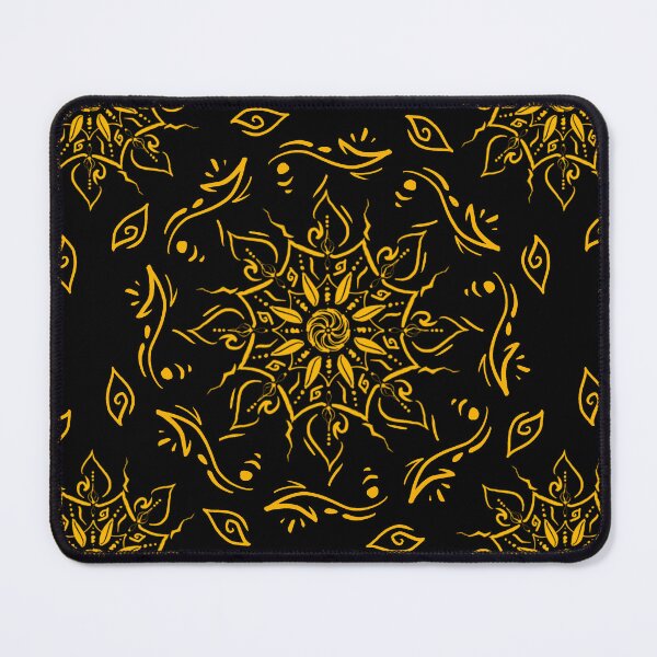 Item preview, Ethnic Asia Art Flower Yellow designed and sold by 47ArtDesign.