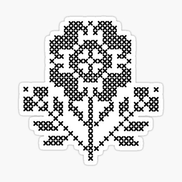 Cross Stitch Patterns Stickers for Sale