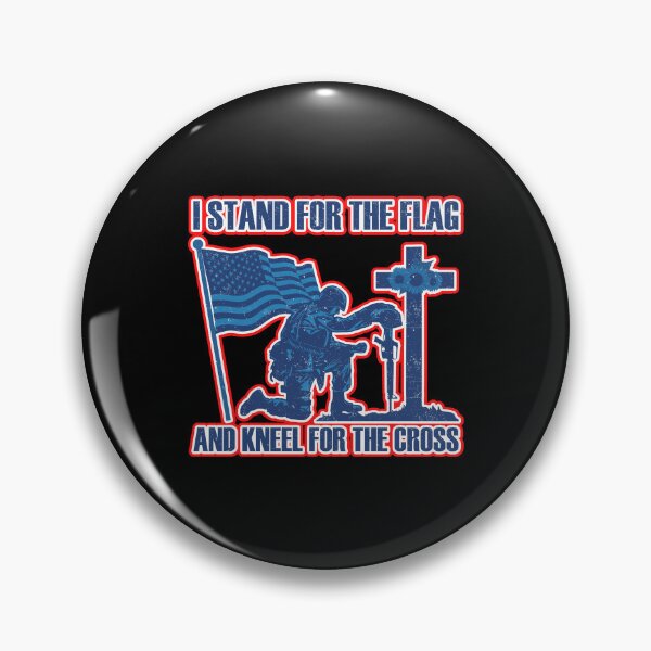 Item preview, I Stand For The Flag And Kneel For The Fallen designed and sold by WoodburyLake.
