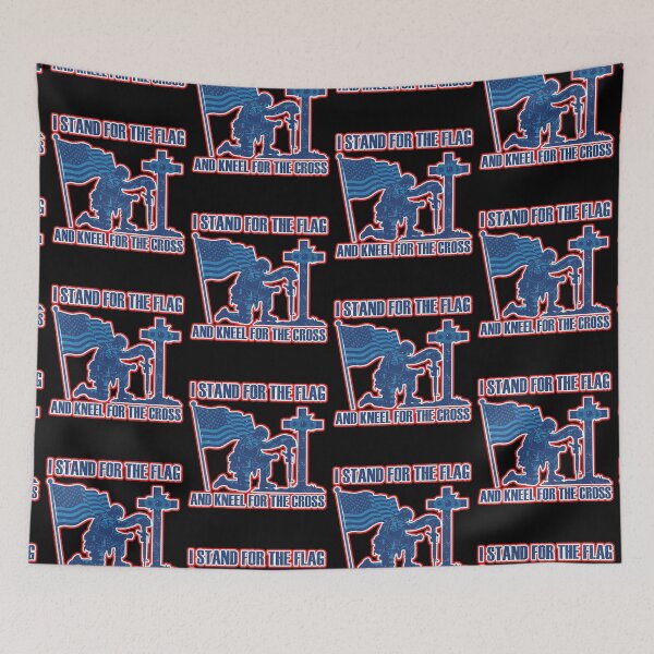 Item preview, I Stand For The Flag And Kneel For The Fallen designed and sold by WoodburyLake.