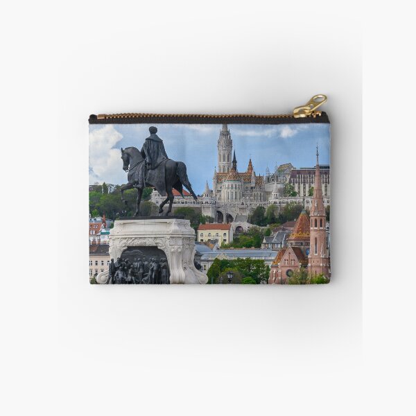 Item preview, St. Matthias and Fishermen's Bastion and Statue of Count Gyula Andrassy in Budapest, Hungary designed and sold by mitzobs.