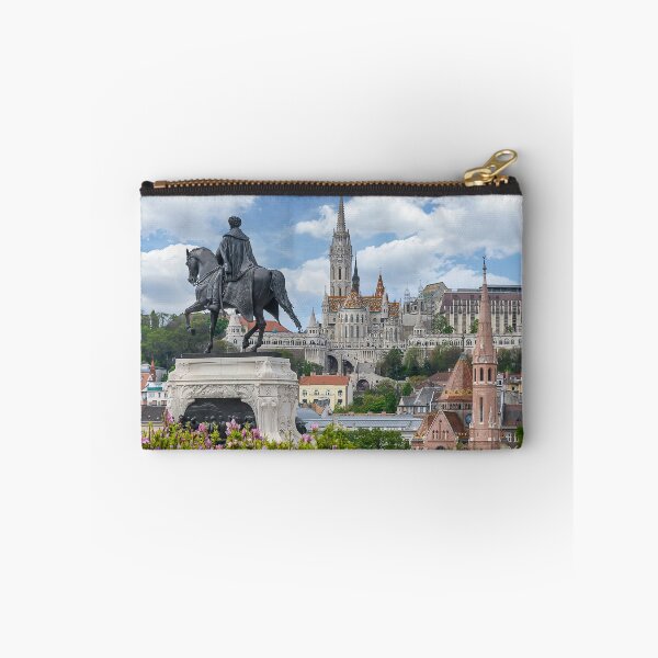 Item preview, St. Matthias and Fishermen's Bastion and Statue of Count Gyula Andrassy in Budapest, Hungary designed and sold by mitzobs.