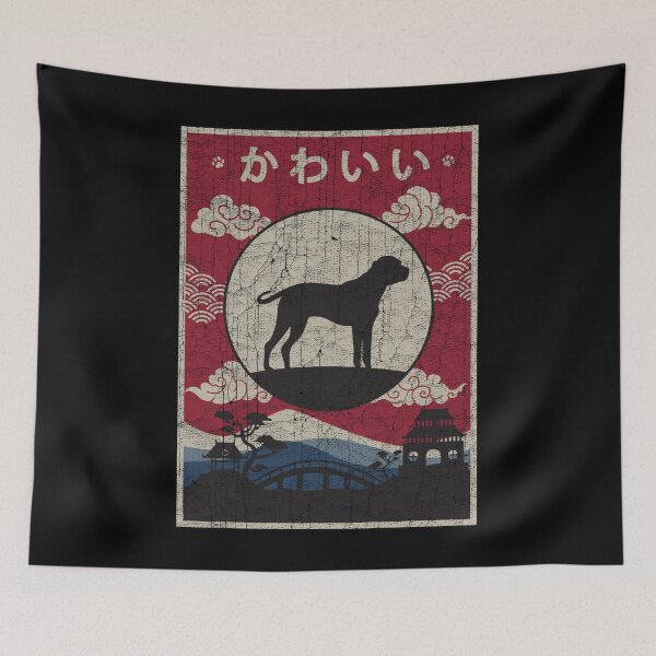 Item preview, Japanese Black Mouth Cur Kawaii designed and sold by rafaeltto.