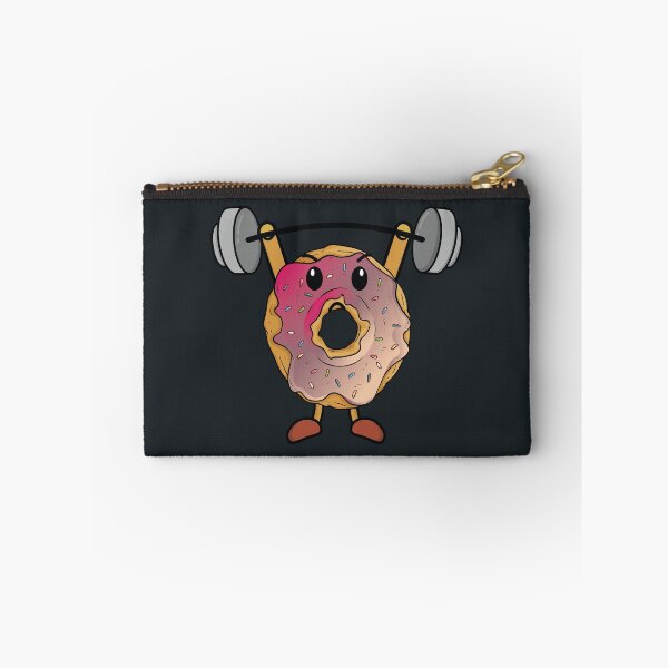 Item preview, Donut lifting heavy barbell with weights designed and sold by Donutlovers.